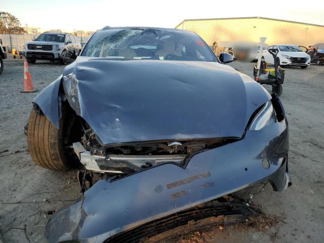 5YJSA1E52MF443404 - 2021 TESLA MODEL S BLUE photo 5