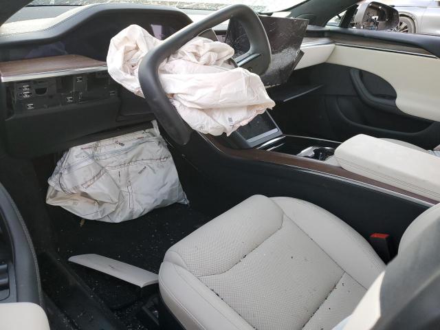 5YJSA1E52MF443404 - 2021 TESLA MODEL S BLUE photo 8