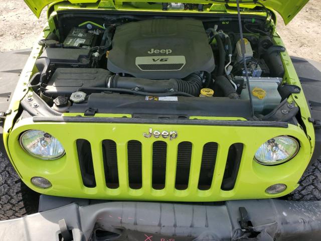 1C4BJWDGXGL300430 - 2016 JEEP WRANGLER U SPORT Verde foto 12