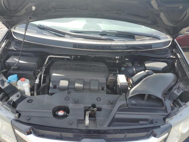 5FNRL5H98FB055918 - 2015 HOND ODYSSEY TOURING BLACK photo 12