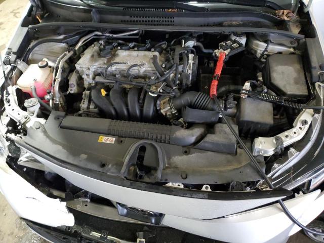 5YFEPMAE8NP329187 - 2022 TOYOTA COROLLA LE ვერცხლისფერი ფოტო 11