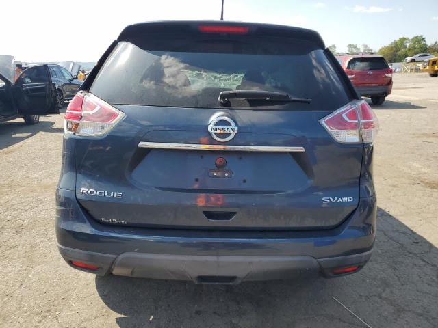 KNMAT2MVXGP654826 - 2016 NISSAN ROGUE S Синий фото 6