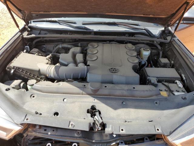 JTEFU5JRXM5247572 - 2021 TOYOTA 4RUNNER SR5 GRAY photo 12