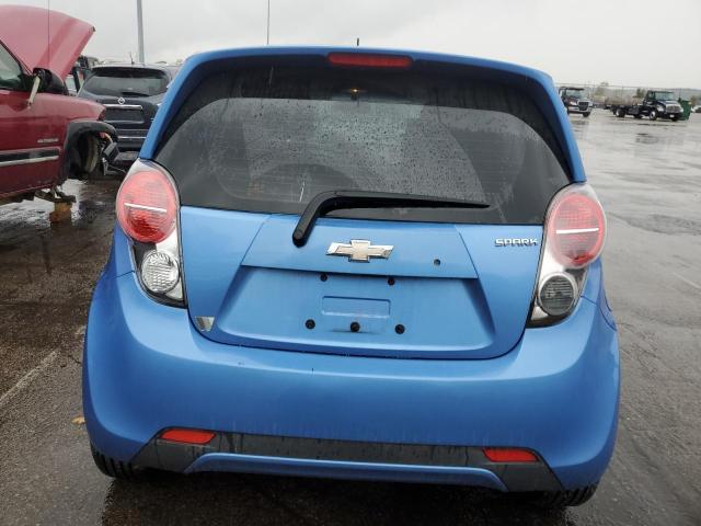 KL8CB6S98EC430301 - 2014 CHEVROLET SPARK LS BLUE photo 6