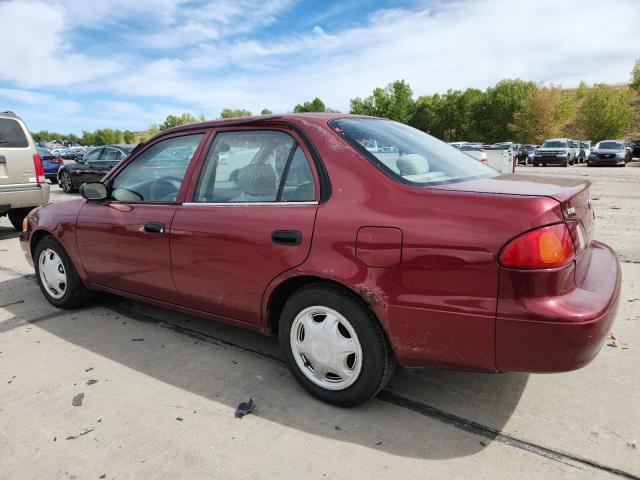1NXBR12E3YZ357038 - 2000 TOYOTA COROLLA VE MAROON photo 2