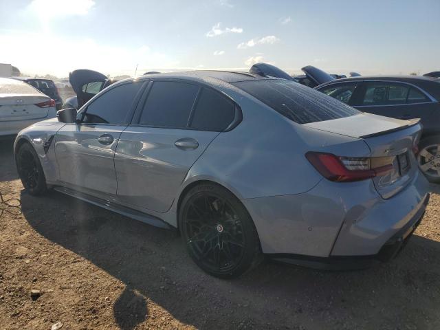 WBS43AY07PFN33546 - 2023 BMW M3 COMPETITION GRAY photo 2