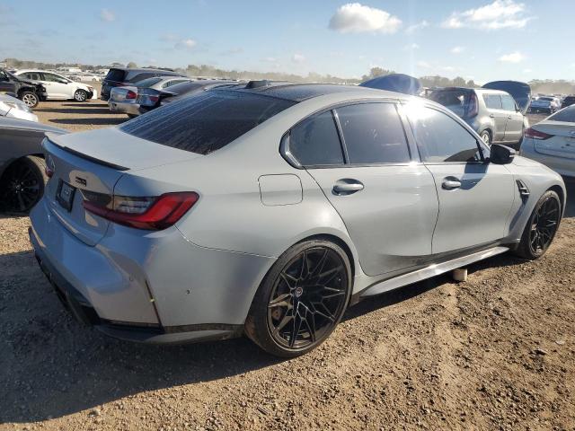 WBS43AY07PFN33546 - 2023 BMW M3 COMPETITION GRAY photo 3