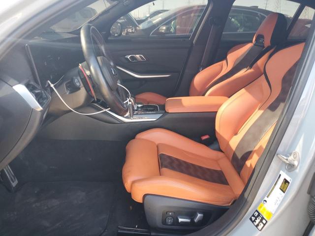 WBS43AY07PFN33546 - 2023 BMW M3 COMPETITION GRAY photo 7