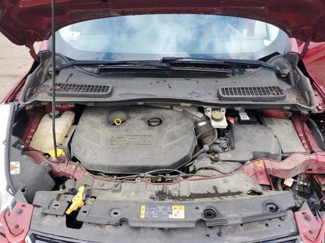 1FMCU9J96DUA27989 - 2013 FORD ESCAPE TITANIUM RED photo 11