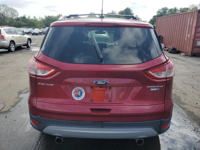 1FMCU9J96DUA27989 - 2013 FORD ESCAPE TITANIUM RED photo 6