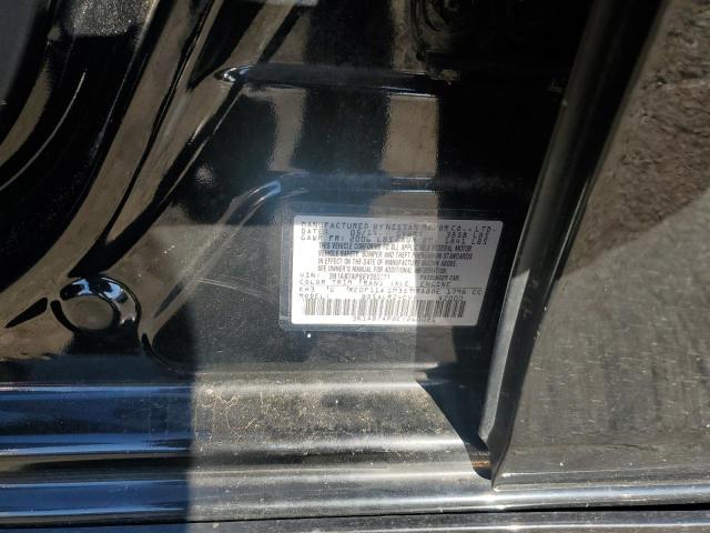 3N1AB7AP8EY260021 - 2014 NISSAN SENTRA S BLACK photo 12