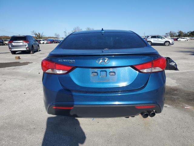 KMHDH6AH7EU026401 - 2014 HYUNDAI ELANTRA CO GS BLUE photo 6