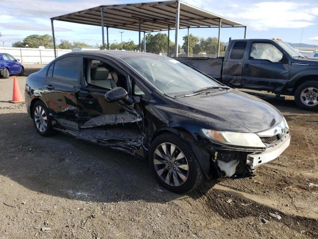 2HGFA1F95BH512260 - 2011 HONDA CIVIC EXL Սև լուսանկար 4