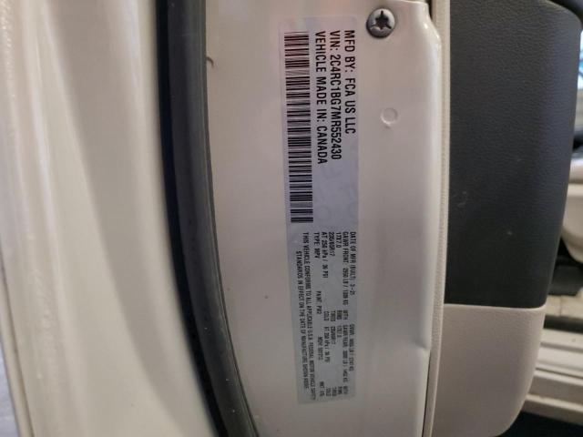 2C4RC1BG7MR552430 - 2021 CHRYSLER PACIFICA TOURING L CREAM photo 13