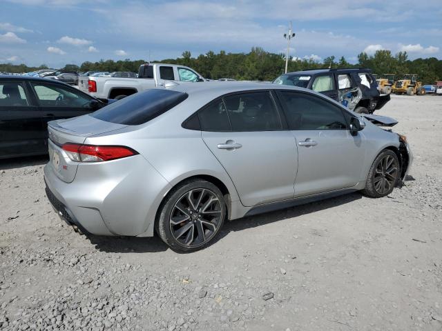 JTDP4MCE7MJ055210 - 2021 TOYOTA COROLLA SE 银色 照片 3