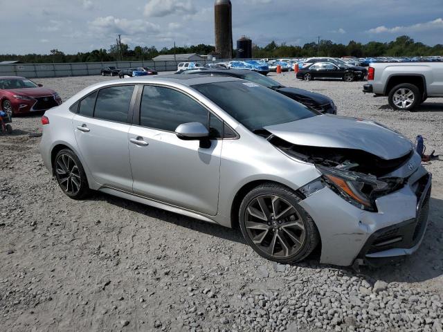 JTDP4MCE7MJ055210 - 2021 TOYOTA COROLLA SE 银色 照片 4