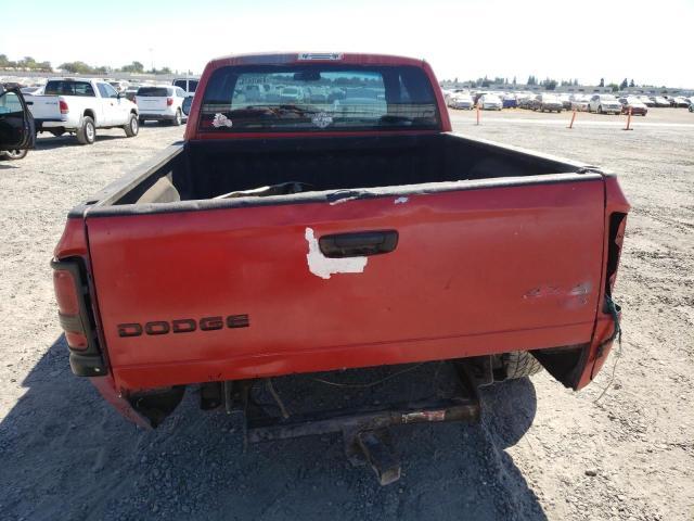 1B7HC13Y31J607863 - 2001 DODGE RAM 1500 წითელი ფოტო 6
