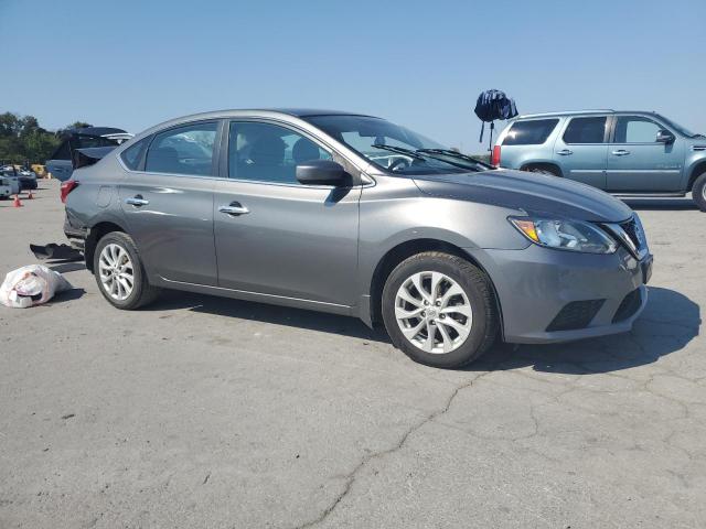 3N1AB7AP0KY219958 - 2019 NISSAN SENTRA S GRAY photo 8