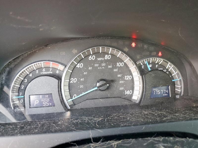 4T1BF1FK6CU082945 - 2012 TOYOTA CAMRY BASE BLACK photo 9