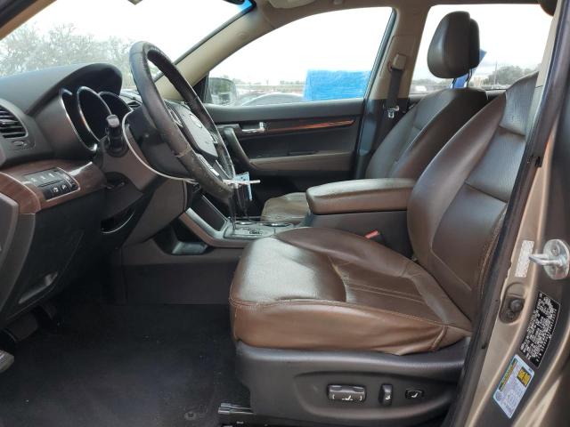 5XYKU4A22BG123574 - 2011 KIA SORENTO EX 灰色 照片 7