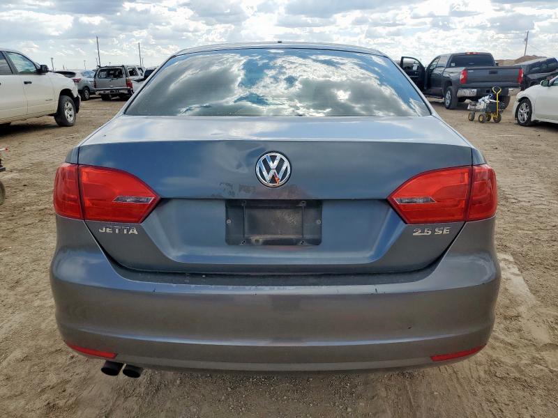 3VWDZ7AJ7BM347457 - 2011 VOLKSWAGEN JETTA SE Gri fotoğraf 6