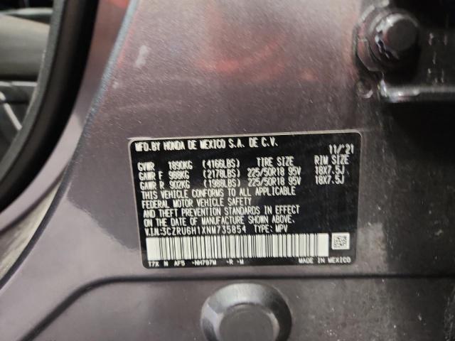 3CZRU6H1XNM735854 - 2022 HONDA HR-V SPORT 灰色 照片 14