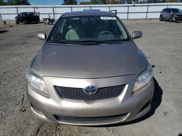 1NXBU40E29Z059939 - 2009 TOYOTA COROLLA BASE Dorado foto 5