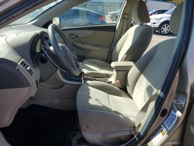 1NXBU40E29Z059939 - 2009 TOYOTA COROLLA BASE Dorado foto 7