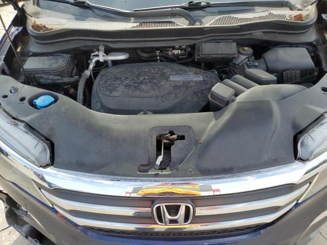 5FNYF6H55GB125043 - 2016 HONDA PILOT EXL BLUE photo 7