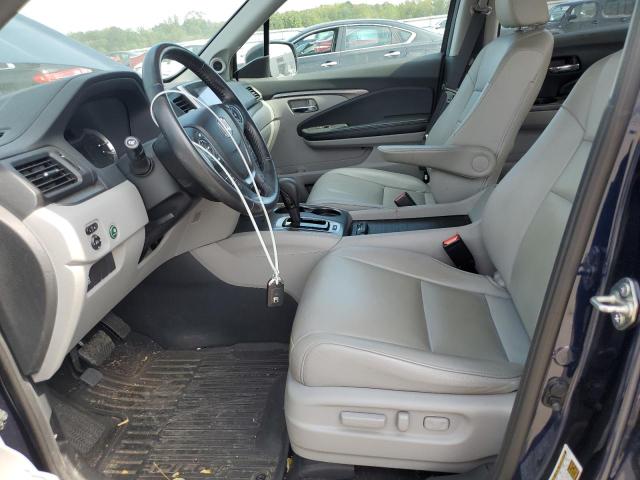 5FNYF6H55GB125043 - 2016 HONDA PILOT EXL BLUE photo 8