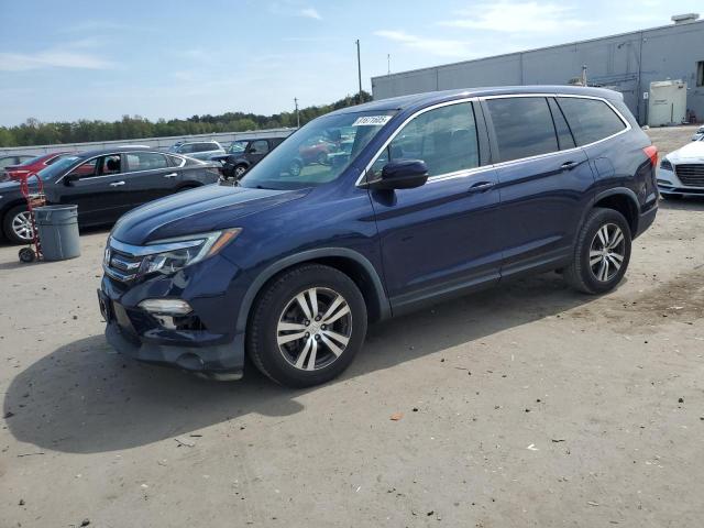 5FNYF6H55GB125043 - 2016 HONDA PILOT EXL BLUE photo 9