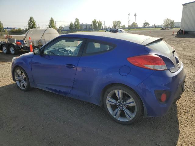 KMHTC6AD1FU220947 - 2014 HYUNDAI VELOSTER BLUE photo 2