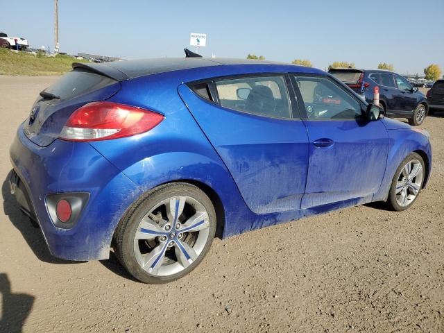 KMHTC6AD1FU220947 - 2014 HYUNDAI VELOSTER BLUE photo 3