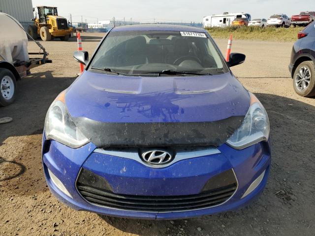 KMHTC6AD1FU220947 - 2014 HYUNDAI VELOSTER BLUE photo 5