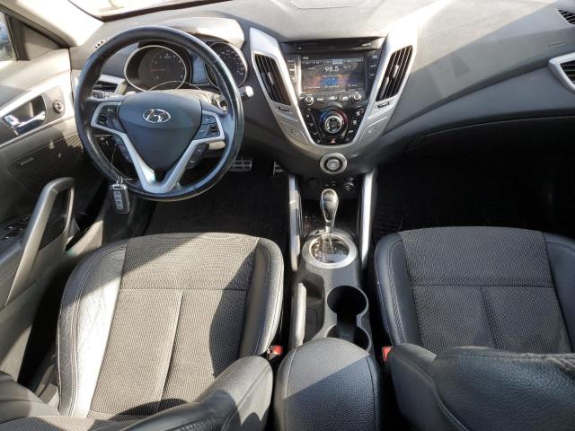 KMHTC6AD1FU220947 - 2014 HYUNDAI VELOSTER BLUE photo 8