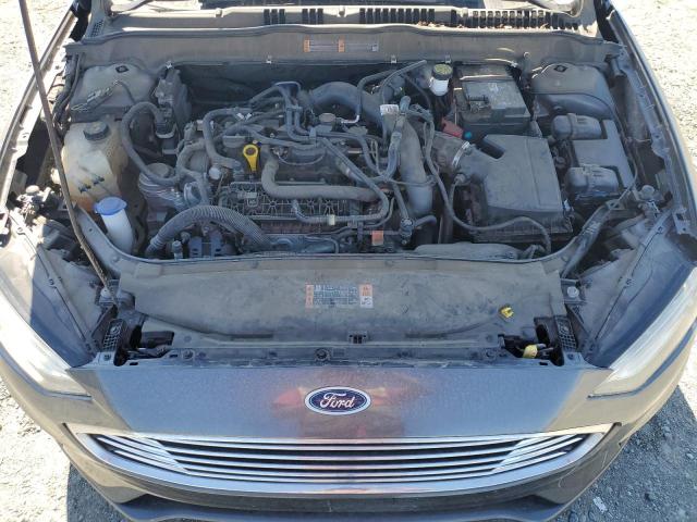 3FA6P0HD4KR107753 - 2019 FORD FUSION SE GRAY photo 11