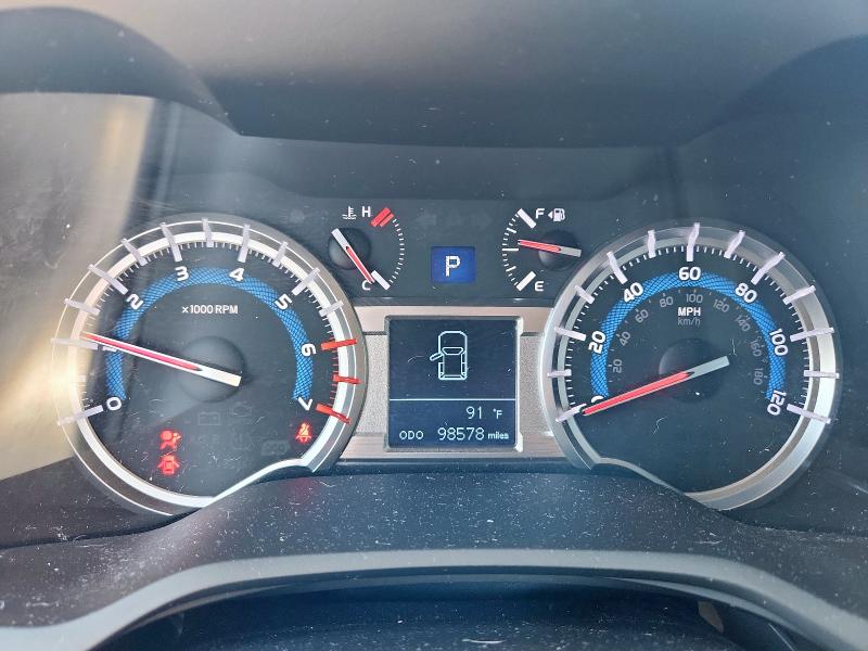 JTEZU5JR9F5085529 - 2015 TOYOTA 4RUNNER SR5 Մոխրագույն լուսանկար 9