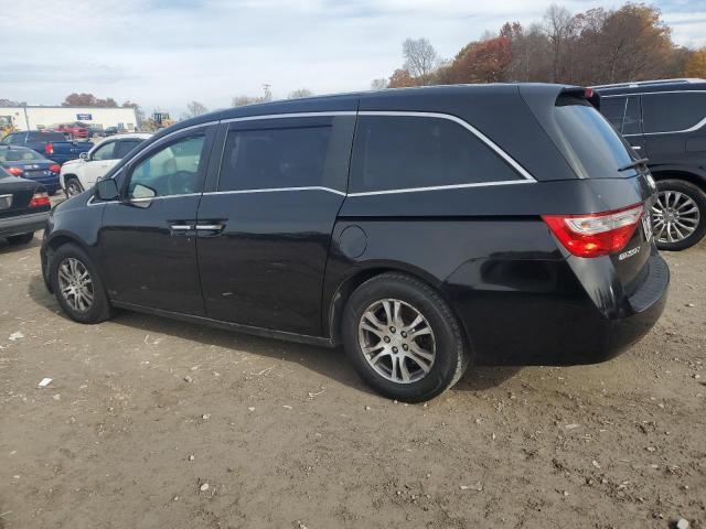 5FNRL5H64BB014184 - 2011 HONDA ODYSSEY EXL BLACK photo 2