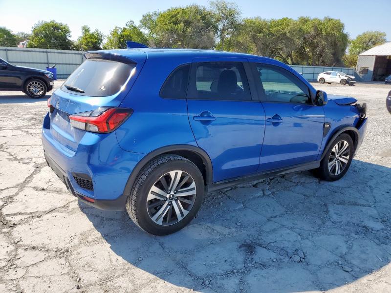 JA4AP3AU2LU014749 - 2020 MITSUBISHI OUTLANDER ES Կապույտ լուսանկար 3