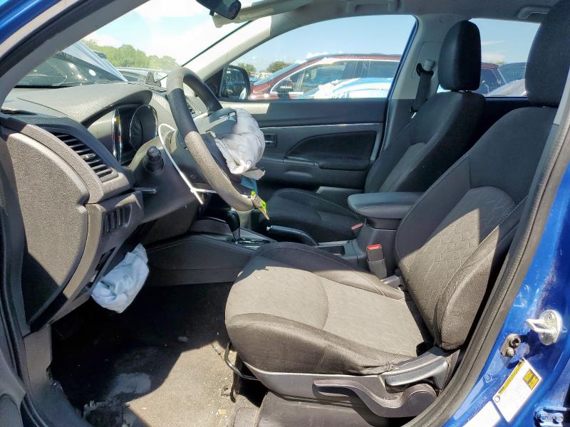 JA4AP3AU2LU014749 - 2020 MITSUBISHI OUTLANDER ES Կապույտ լուսանկար 7