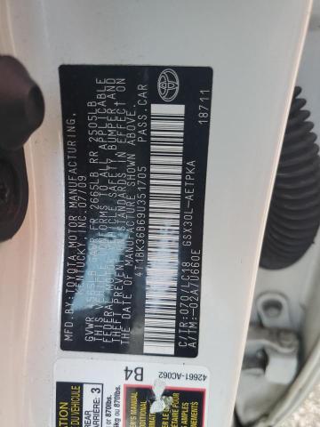 4T1BK36B69U351705 - 2009 TOYOTA AVALON XL 白色 照片 12