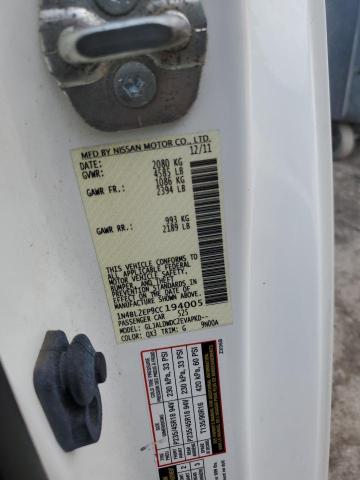 1N4BL2EP9CC194005 - 2012 NISSAN ALTIMA SR WHITE photo 12