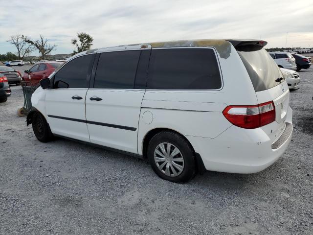 5FNRL38245B106613 - 2005 HONDA ODYSSEY LX WHITE photo 2