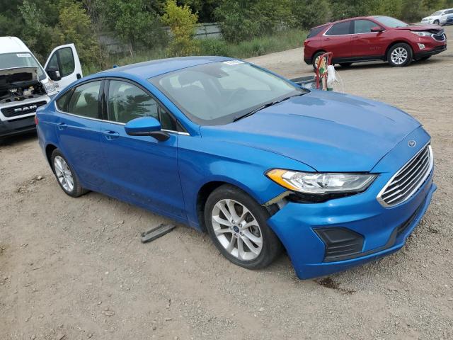3FA6P0LU3LR217251 - 2020 FORD FUSION SE 蓝色 照片 4