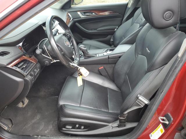 1G6AX5SXXE0196207 - 2014 CADILLAC CTS LUXURY COLLECTION RED photo 7