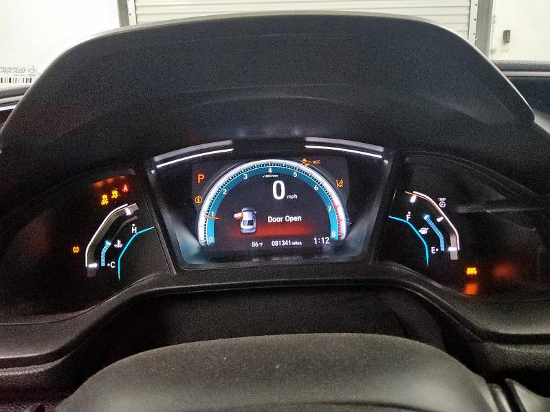 2HGFC2F6XLH501441 - 2020 HONDA CIVIC LX BLACK photo 9