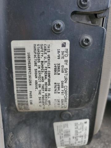 1G8ZJ52722Z132729 - 2002 SATURN SL2 BLACK photo 12