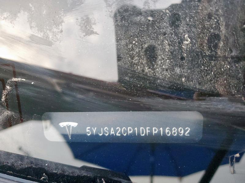 5YJSA2CP1DFP16892 - 2013 TESLA MODEL S أحمر صورة 12