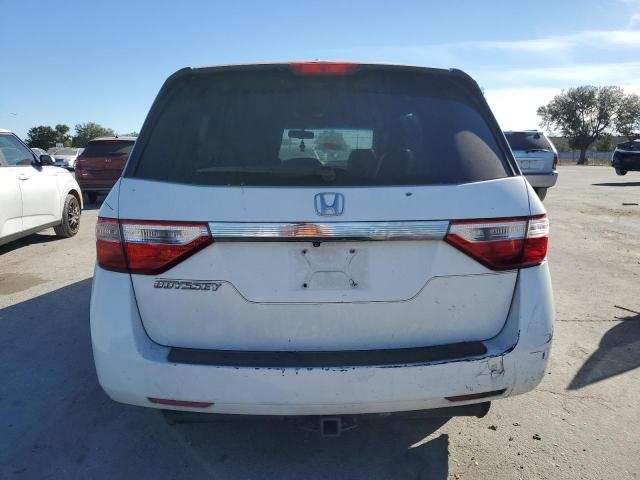 5FNRL5H61CB019232 - 2012 HONDA ODYSSEY EXL WHITE photo 6