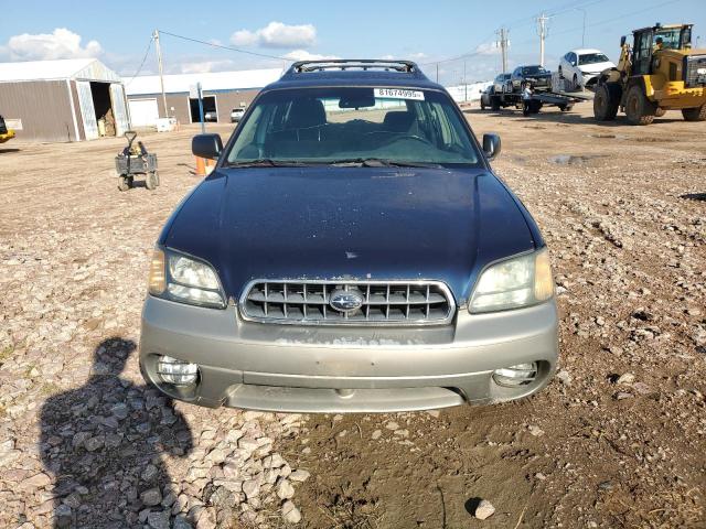 4S3BH675947638881 - 2004 SUBARU LEGACY OUTBACK AWP Bleu photo 5